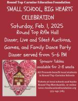Small School Big Hearts Celebration Feb. 1st!